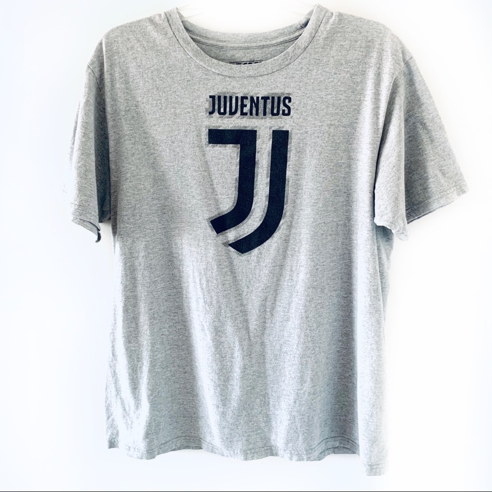 adidas Men Grey Juventus Tee Shirt Size L